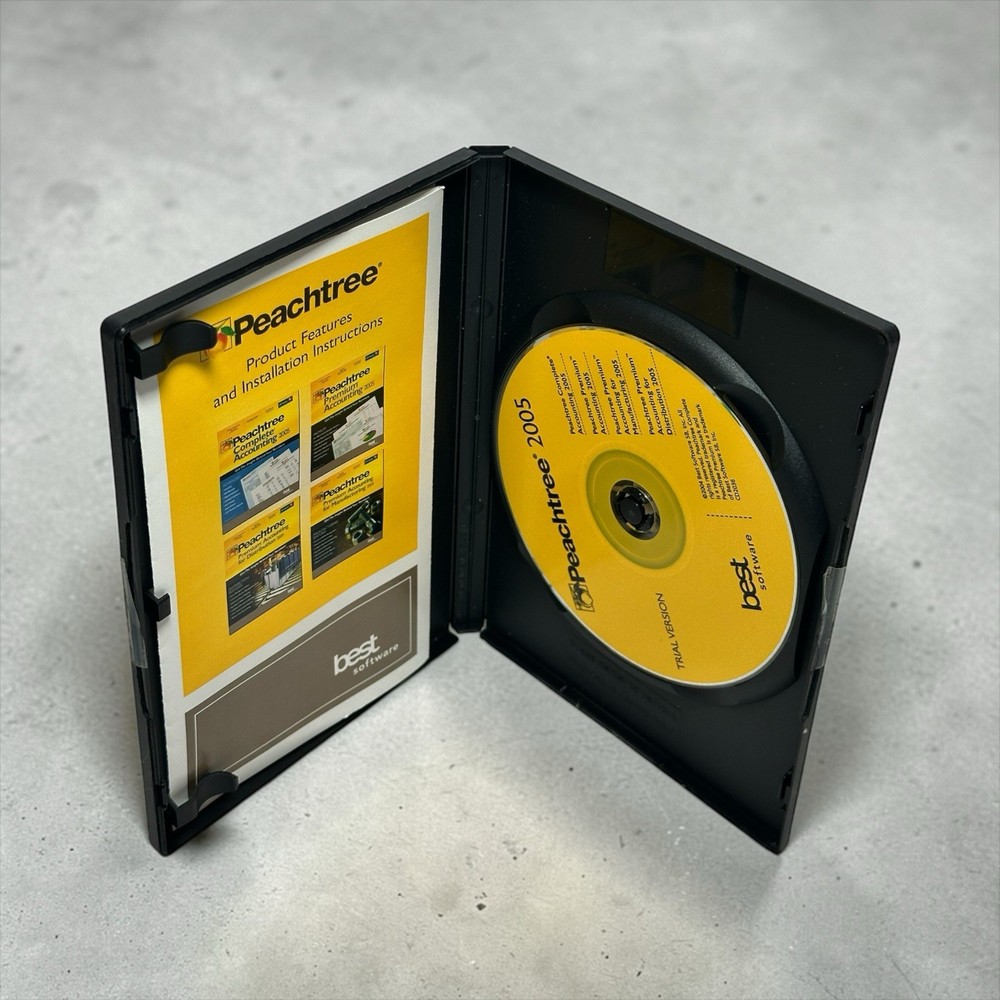Peachtree 2005 Product CD & Installation Instructions Trial Version - Software