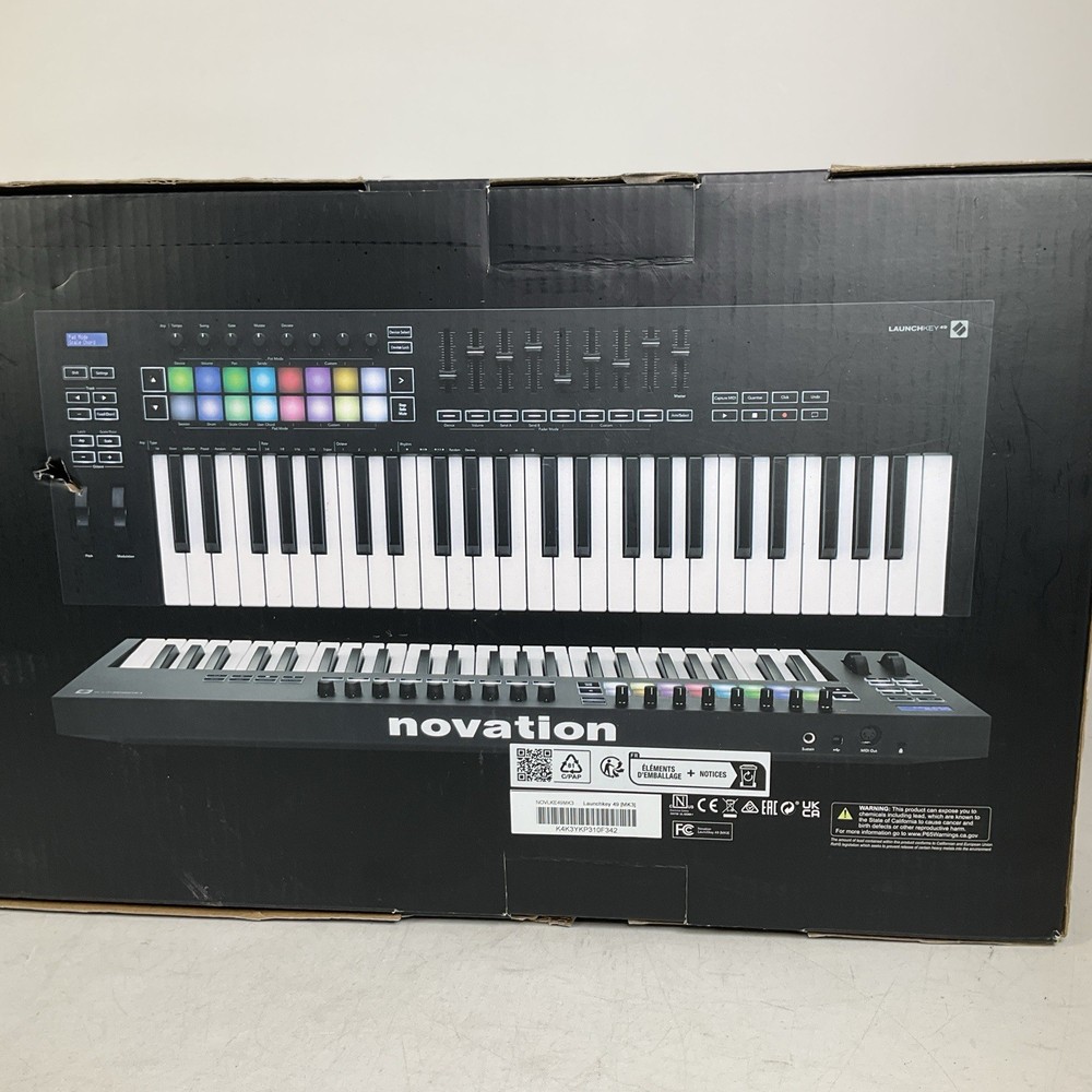 Novation Launchkey 49 MK3 Midi Controller Keyboard With Ableton Live