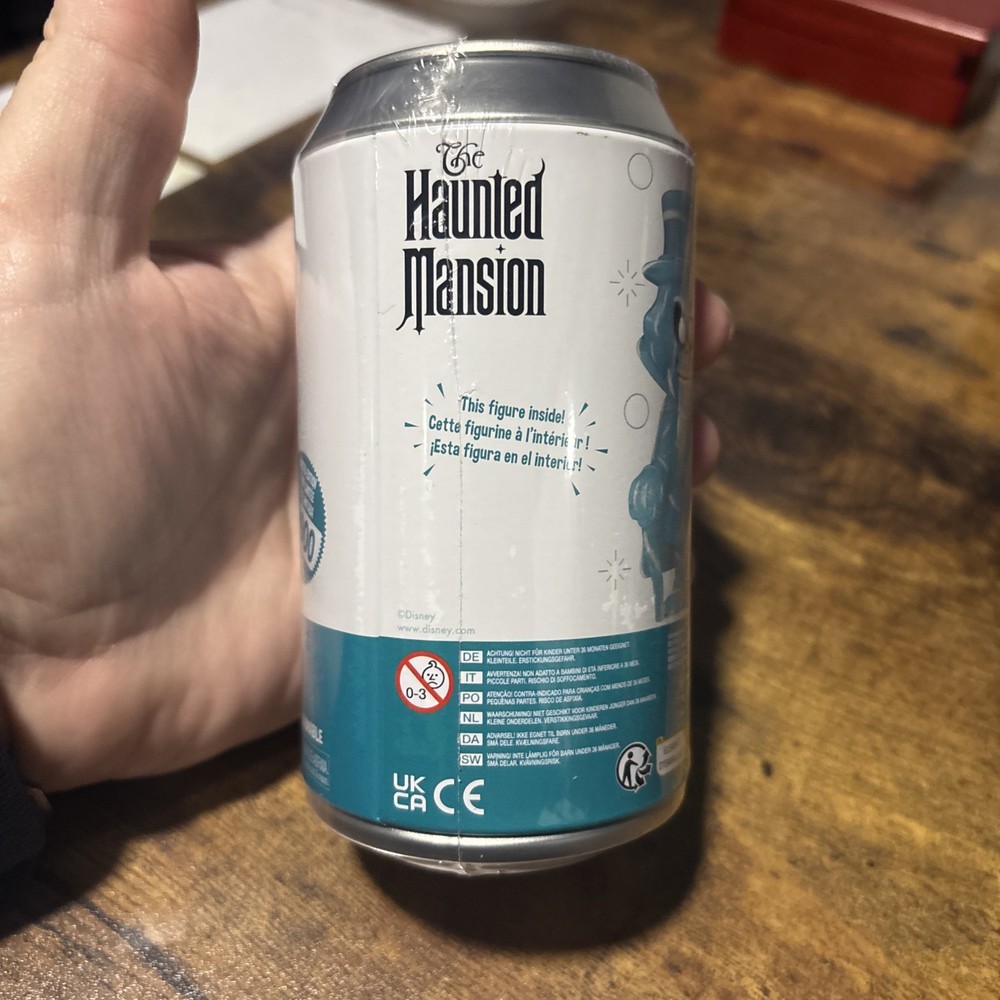 Funko Soda Pop Disney Haunted Mansion Hatbox Ghost Sealed Common