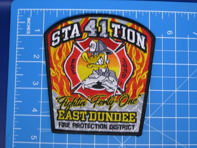 East Dundee Illinois Fire Station 41 patch