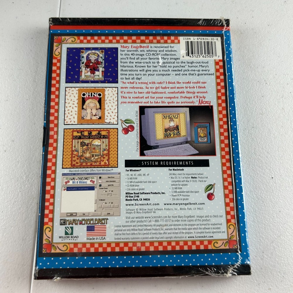 Mary Engelbreit Wit And Wimsy CD Rom Screensaver