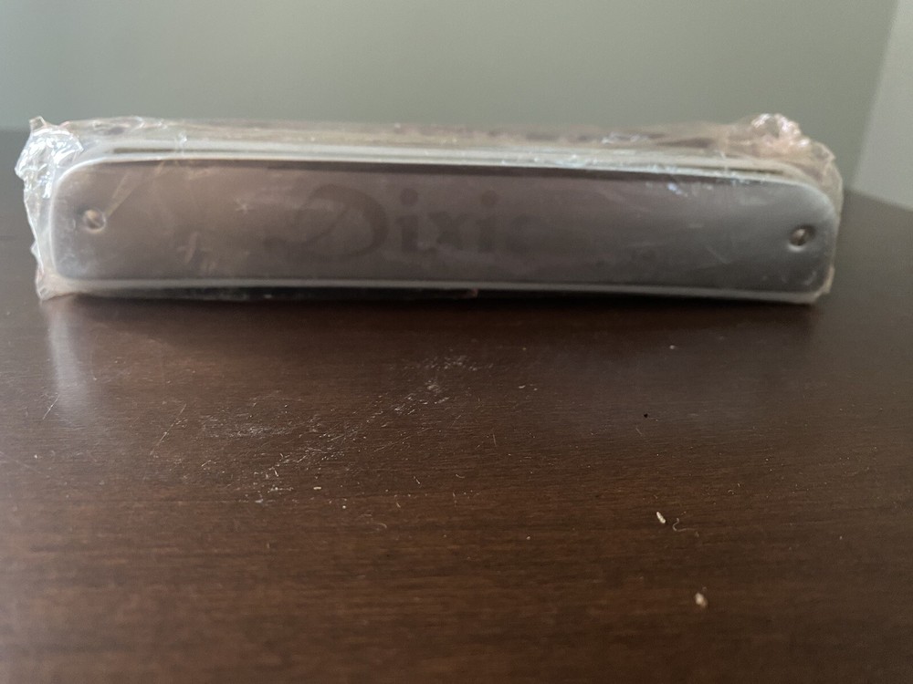 Vintage Dixie Echo Harmonica C With Case NEW