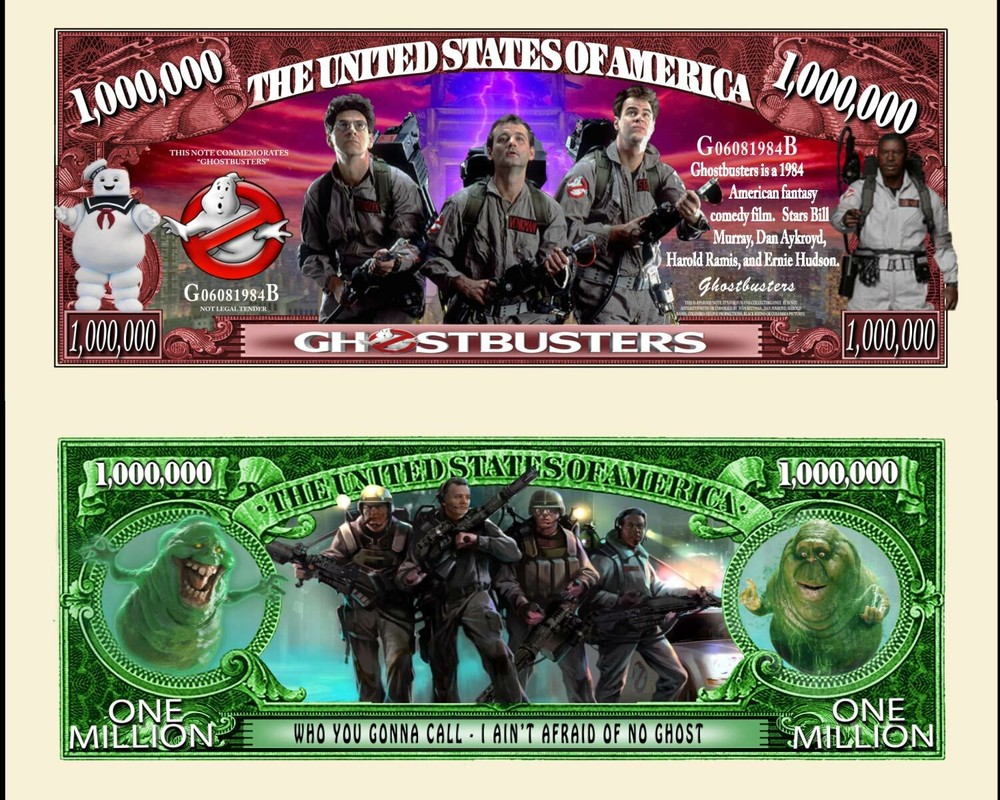 OUR GHOSTBUSTERS DOLLAR BILL (25 Bills)