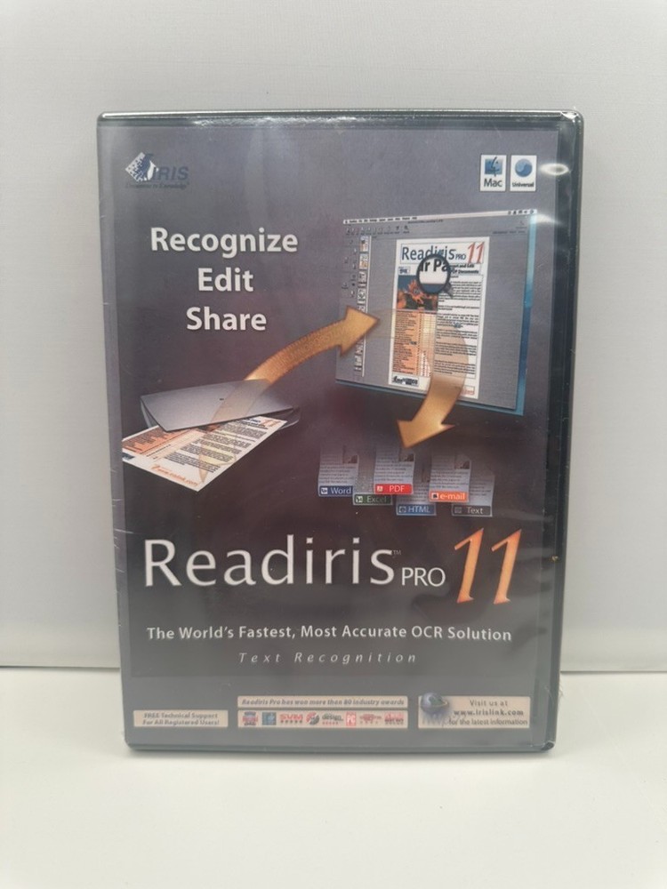 Readiris Pro 11 for Mac OS NEW