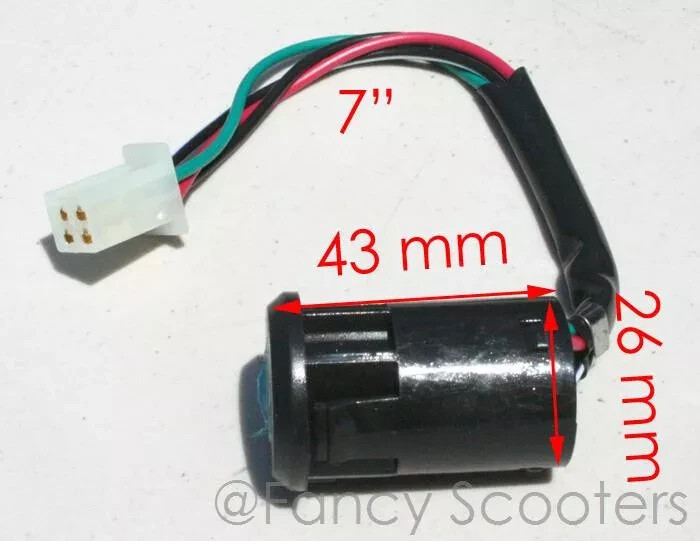 Massimo GKM 125. Mini Jeep-125, GoKart Key Ignition Switch