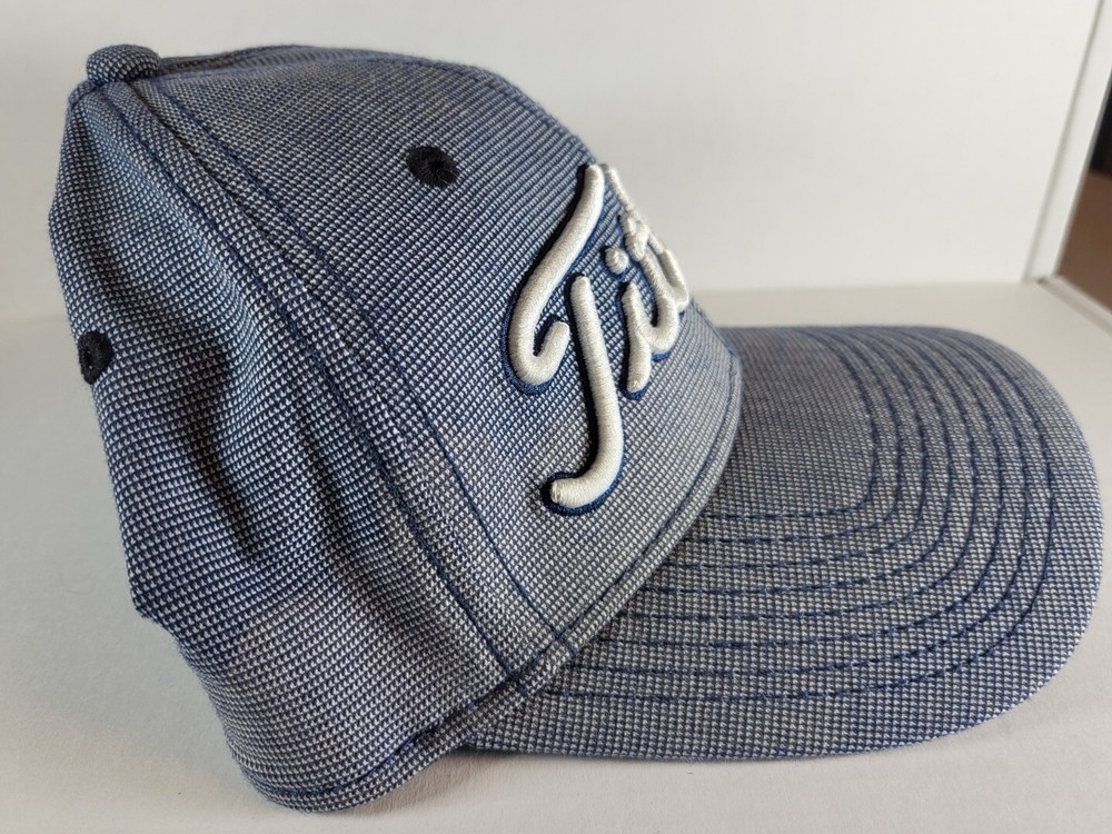 Titleist Golf Hat Fitted L/XL Gray Cap