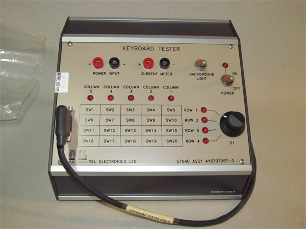 RSL Electronics M94 Muzzle Velocity System (MVS) Keyboard Tester Part # AY670795