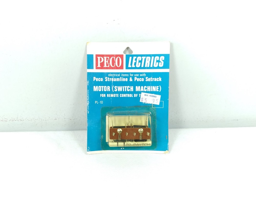 PECO Motor (Switch Machine) for Remote Control of Turnouts