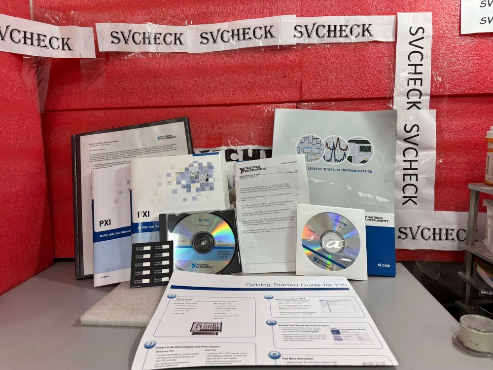 NATIONAL INSTRUMENTS 450013B-01 PXI CHASSIS RESOURCE MANUAL ASSORTED CD SET