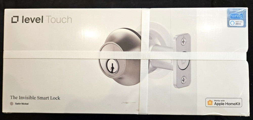 Level Lock- Touch Edition Smart Lock Satin Nickel Bluetooth Electronic Deadbolt