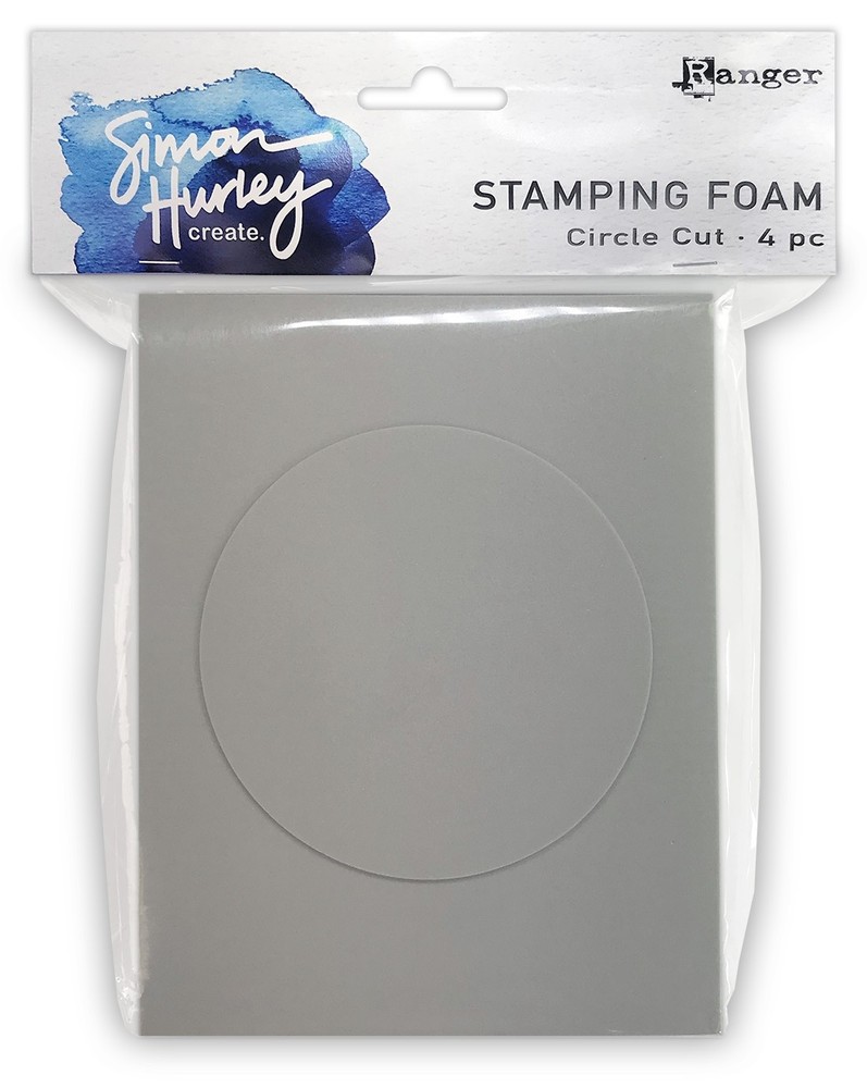 Simon Hurley create. Stamping Foam Shapes-Circle Cut - 2 Pack