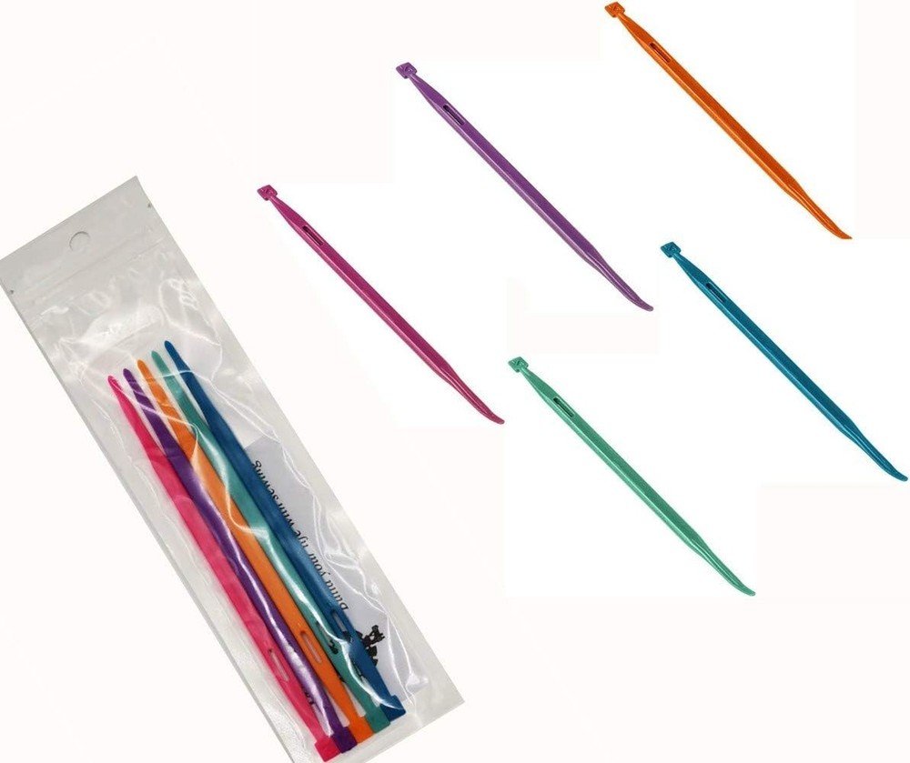 Multi Purpose Sewing Stiletto Tool Fabric Presser Quilting 5pcs