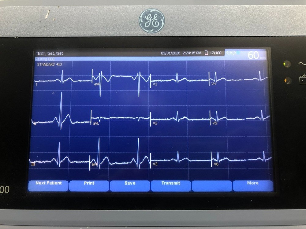 GE MAC 1600 Resting ECG Analysis Machine