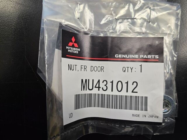 Genuine Mitsubishi Bracket Nut MU431012