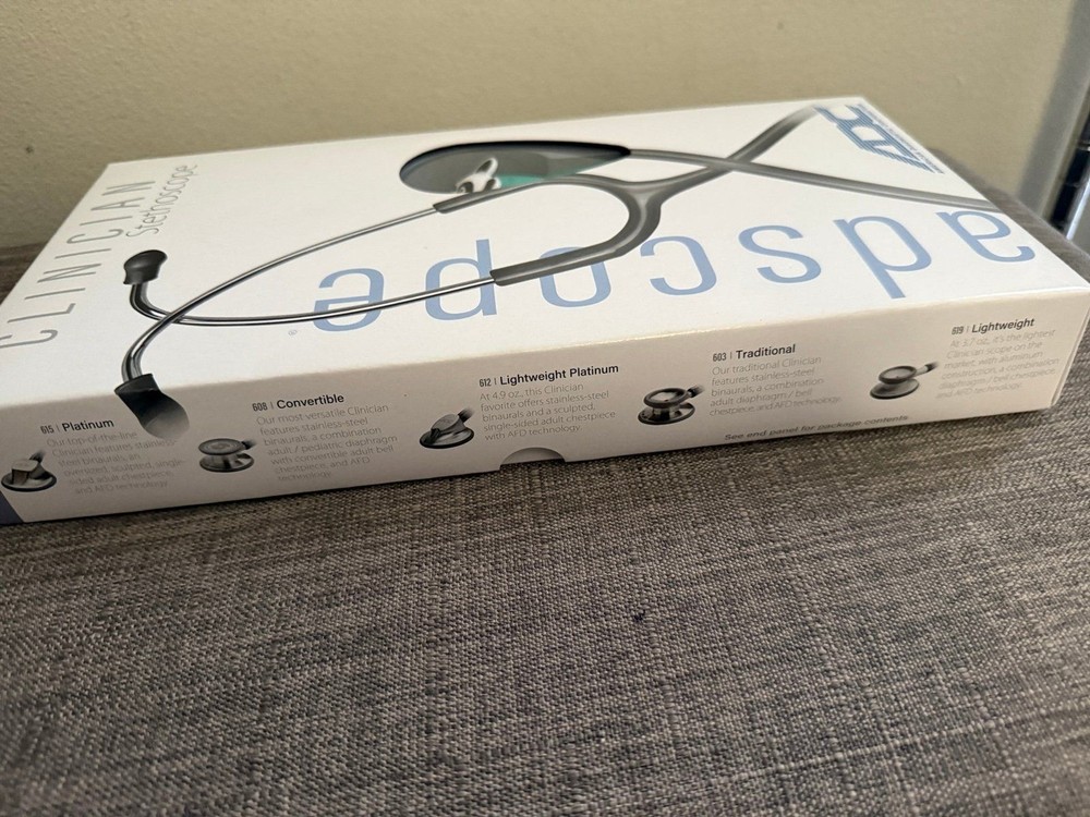 New ADC Adscope Pediatrics Stethoscope *Missing Interchangeable face clips*