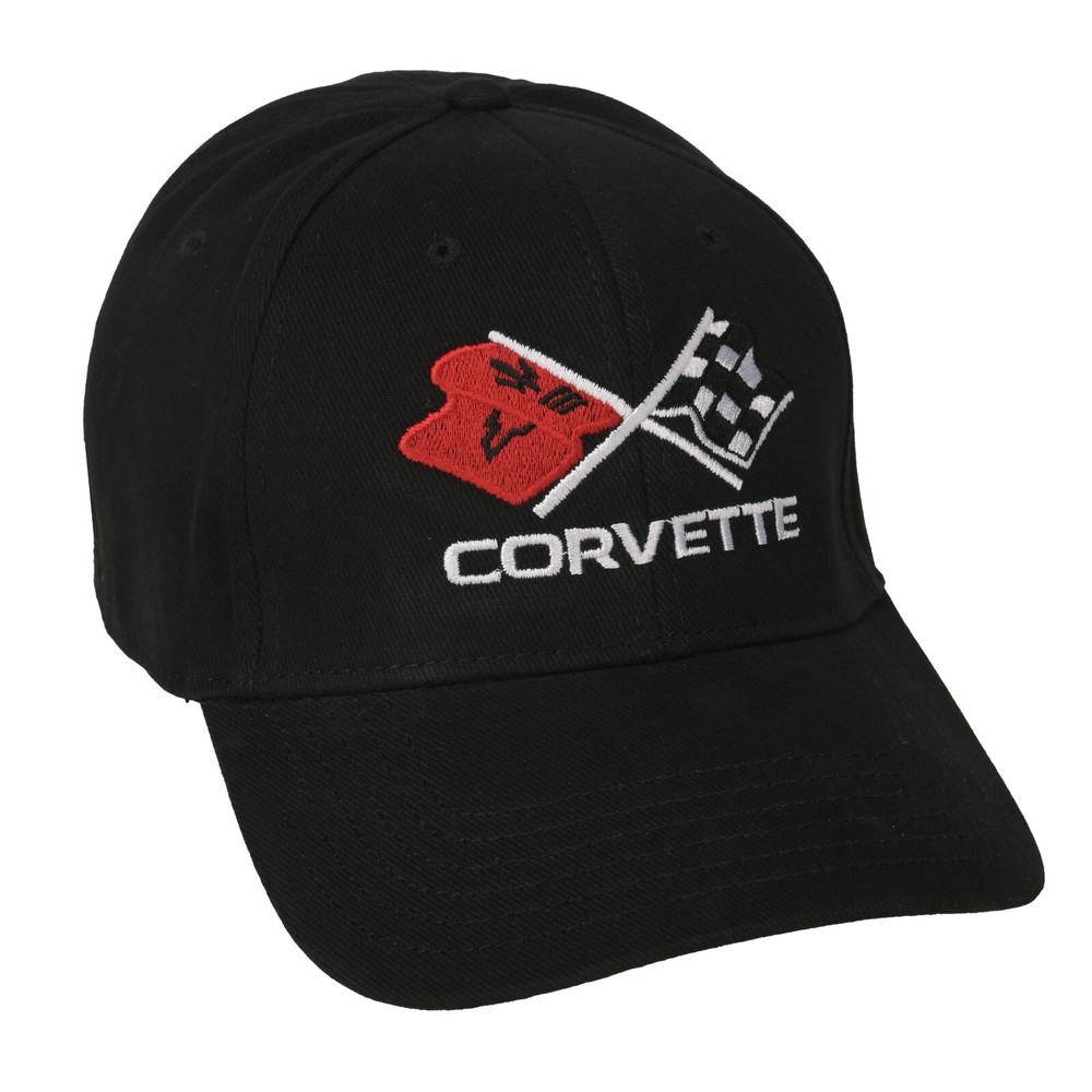 1968-1982 Corvette C3 Logo Hat- Black Adjustable