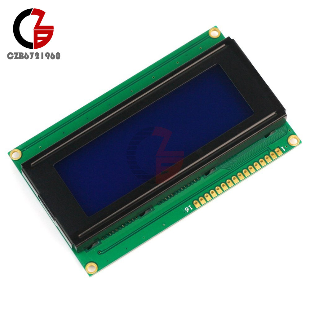 Blue 3.3V 2004 20x4 Character LCD Display Module w/Tutorial HD44780 Controller