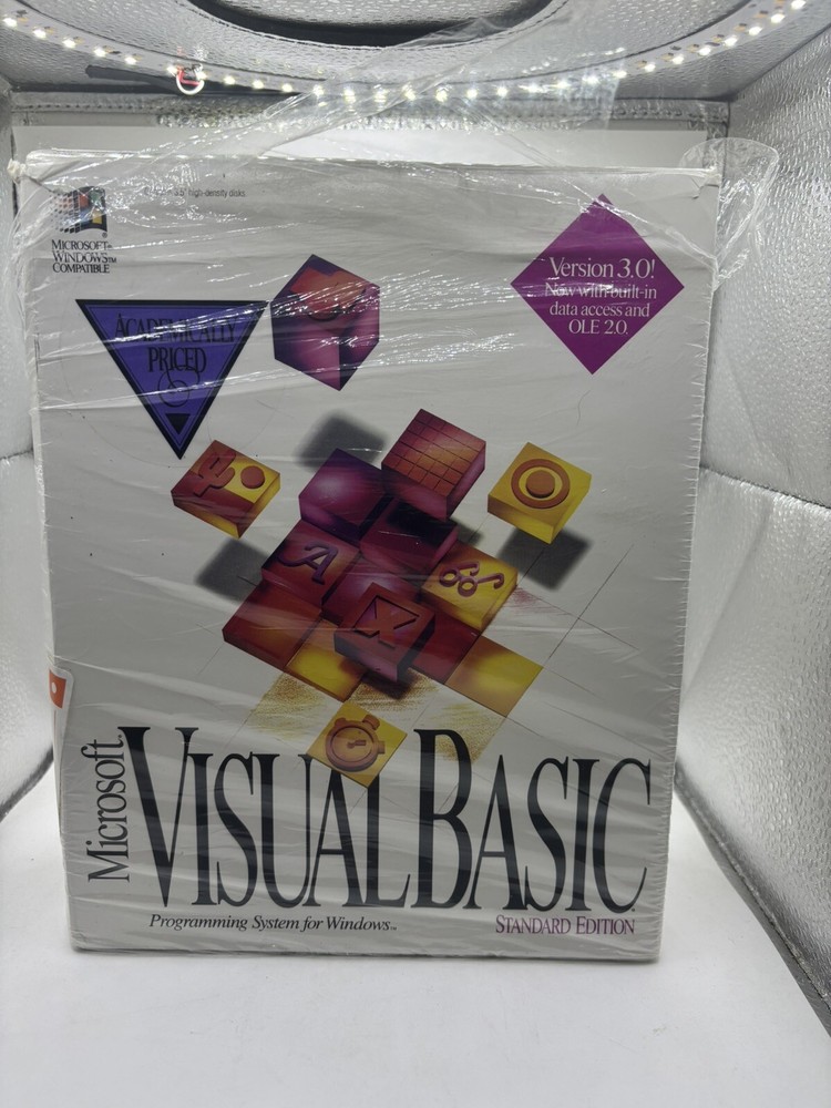 Microsoft Visual Basic 3.0, 3.5 Inch Disks Standard Edition Windows
