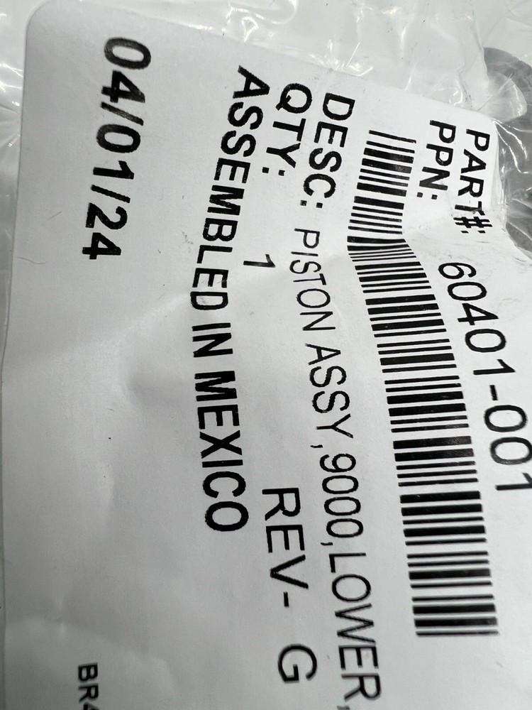 Lower Fleck Piston Assembly 9000 560CD 60401-001