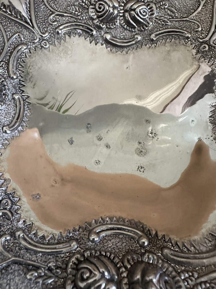 Godinger Silver Art Co Footed Dish With Handles Silverplate