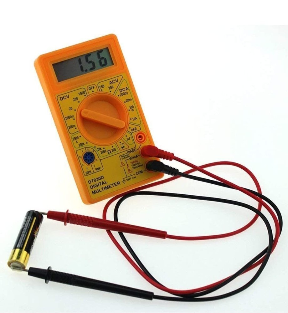 Digital LCD Voltmeter Ammeter Ohmmeter Multimeter Volt AC DC Tester Meter