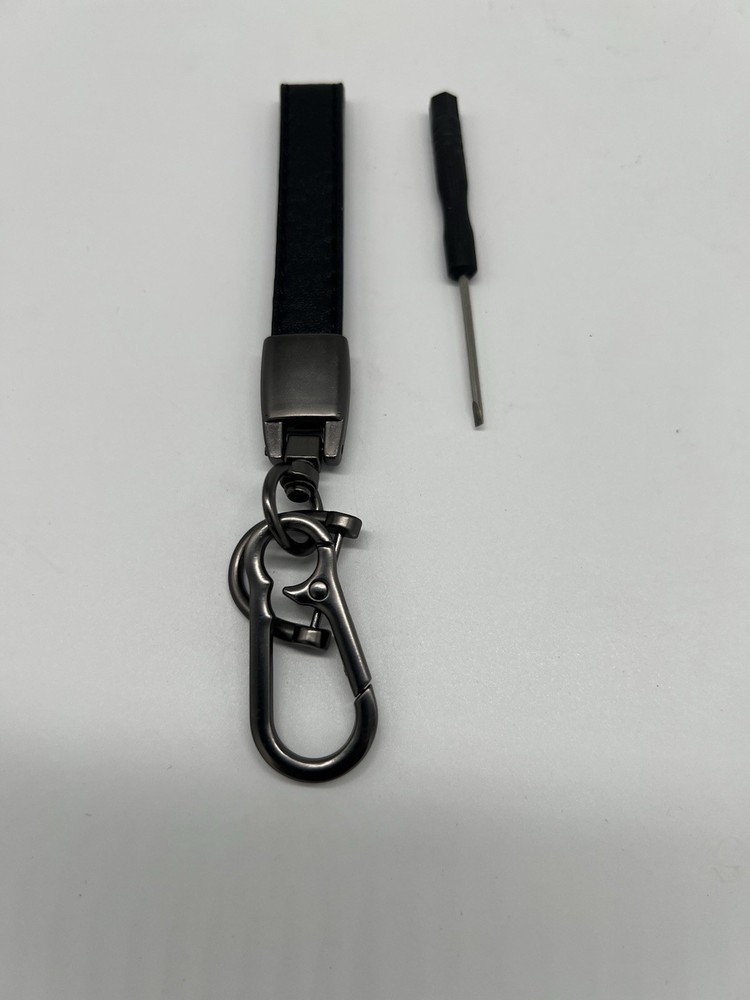 Corvette Genuine Leather Car Keychain