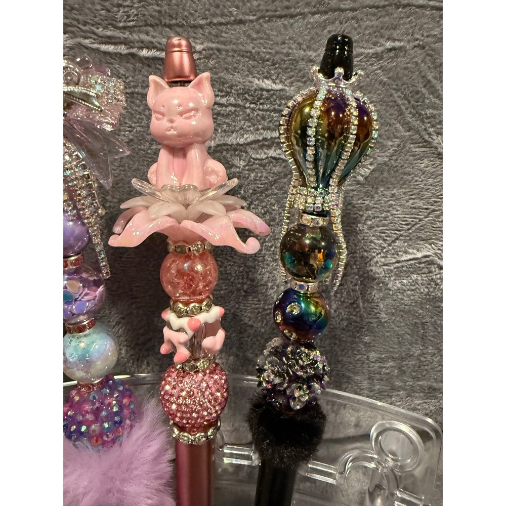Beaded Fancy Pens (4 Pens)
