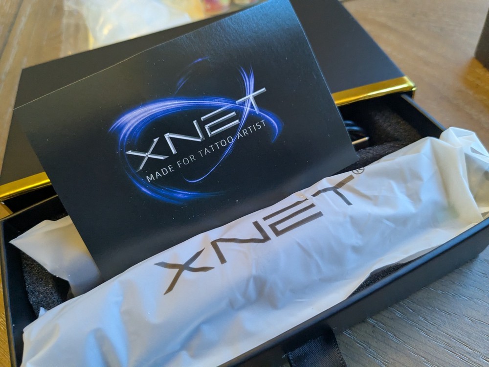 XNET E1 Tattoo Kit Cordless Adjustable Stroke Gun Complete New Read