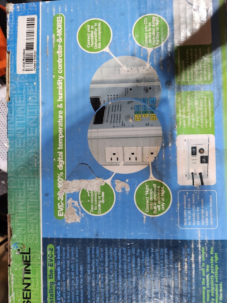 SENTINEL EVC-2 ENVIRONMENTAL CO2 CONTROLLER
