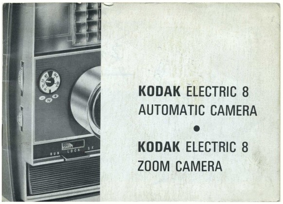 Kodak Electric 8 Automatic Camera Instruction Manual Original 1965