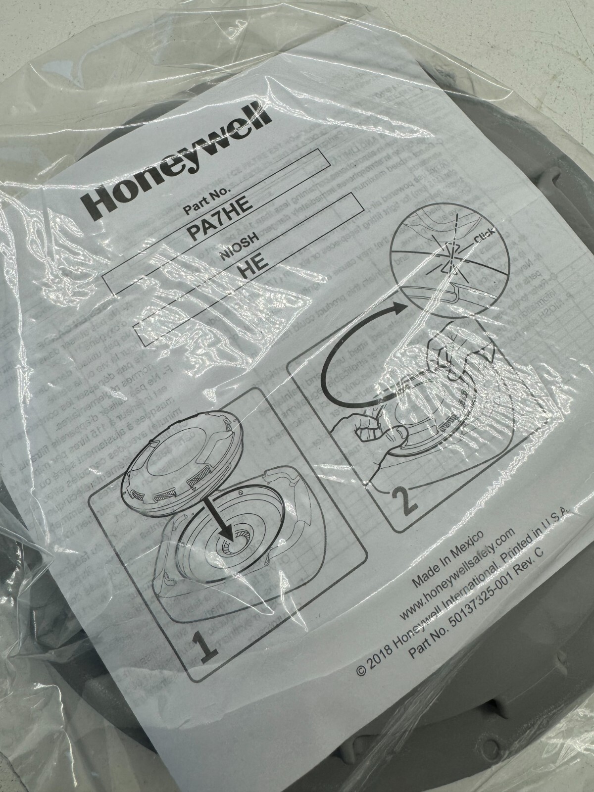 Honeywell PA701HED-101-TF PRIMAIR 700 Powered Air-Purifying Respirator Mask, MED