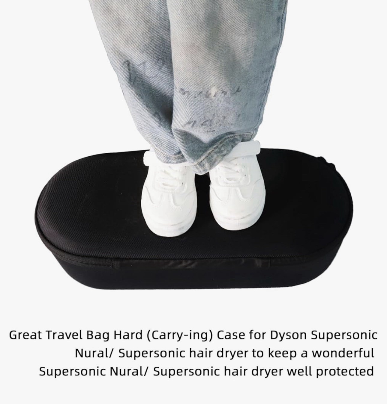 WOKEMA Protective Case for Dyson Supersonic Hair Dyer Hair Dryer - Black