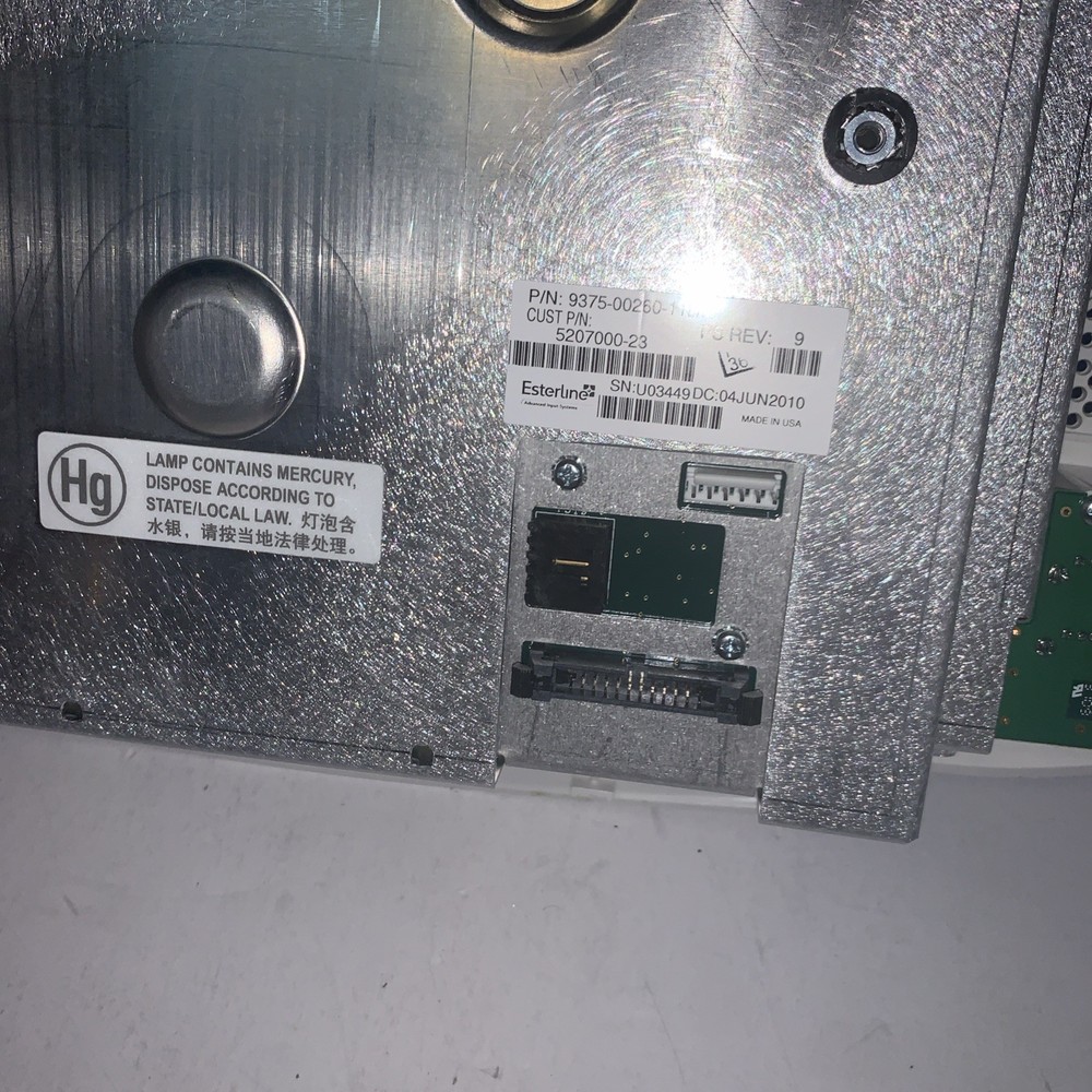 GE Logiq E9 Op Panel Upper 9375-00260-118/A