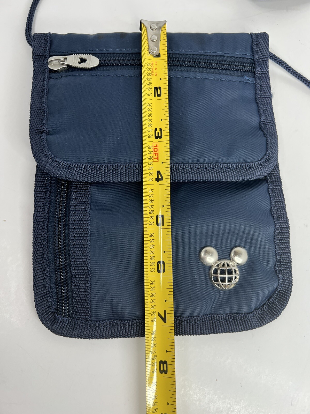 Disney TAG Travel Accessories Gear Navy Blue Neck Wallet ID Holder Bag Pouch
