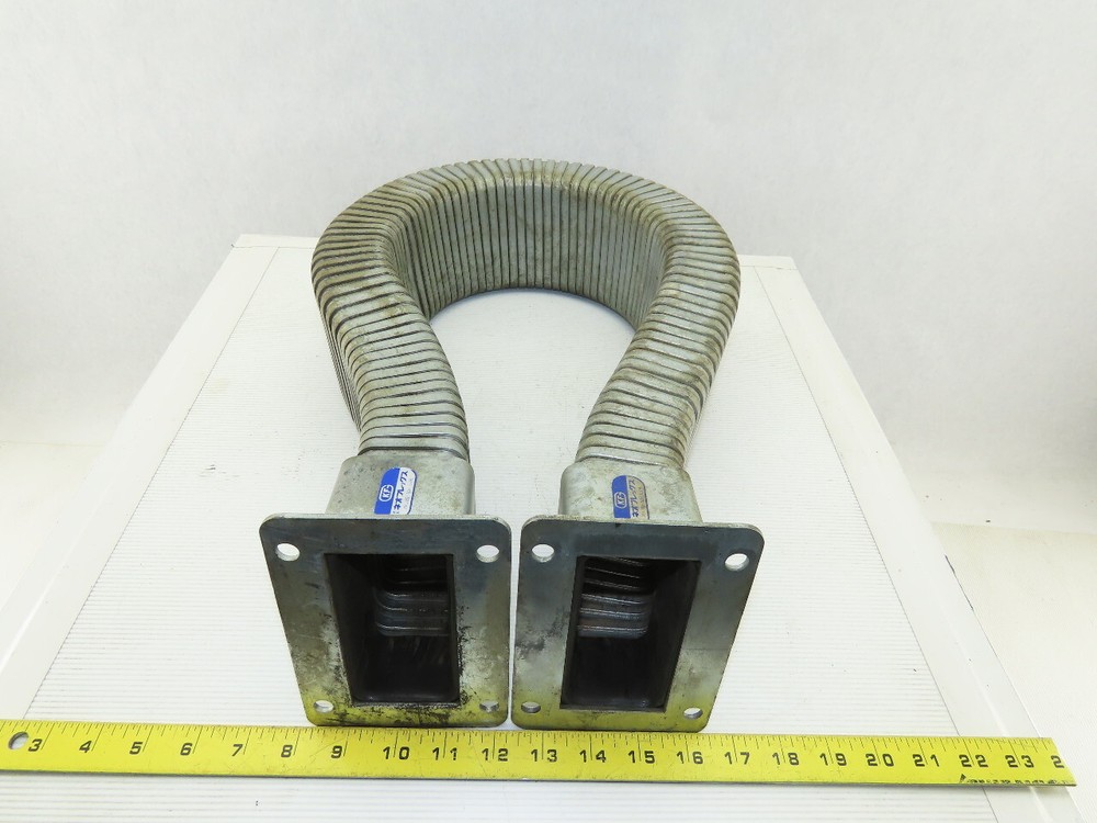 4" x 2-3/4" Flexible Galvanized Enclosed Cable Wire Protector 50" OAL