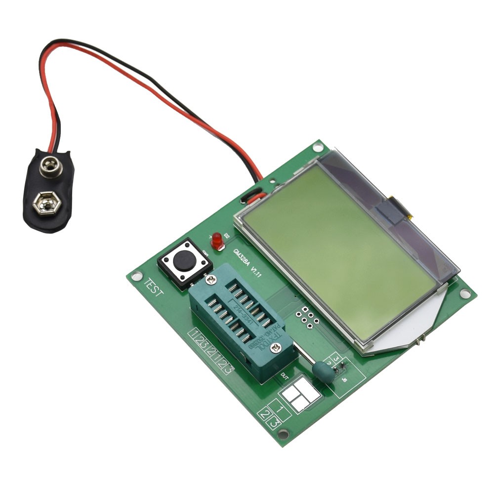 LCD GM328A Transistor Tester Capacitor Frequency Meter Wave Signal Generator