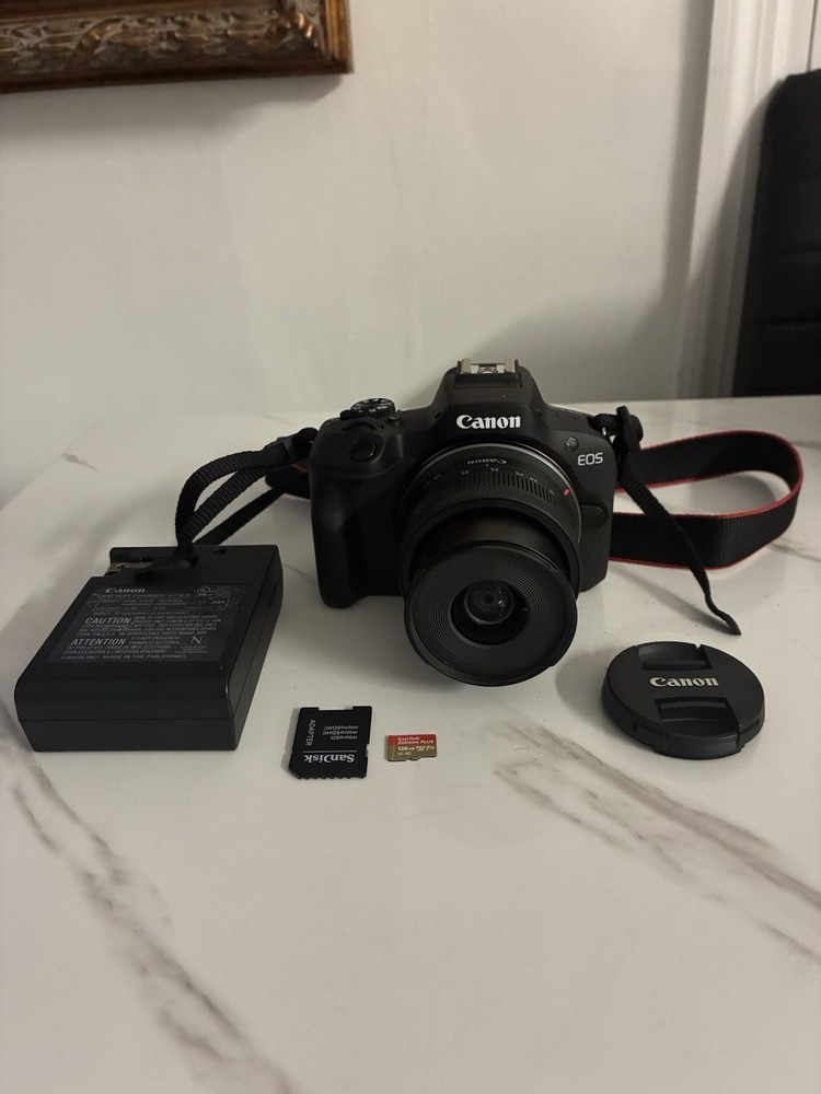Canon EOS100 plus 128 GB SD Card