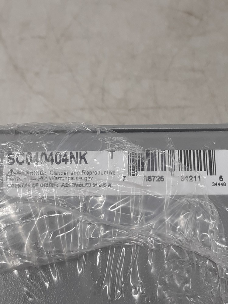 Hubbell SC0404NK 4x4x4 Gray Polyester Screw Cover Pull Box