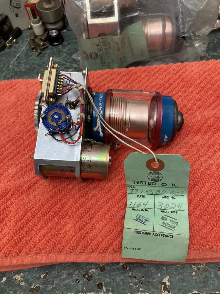 Collins 777-4500-001 Vacuum Variable Shunt Capacitor