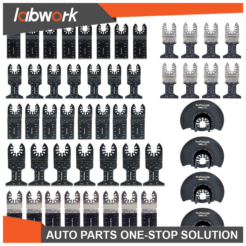 Labwork Oscillating Multitool Tool Blades Universal For Metal Wood Plastic 50Pcs