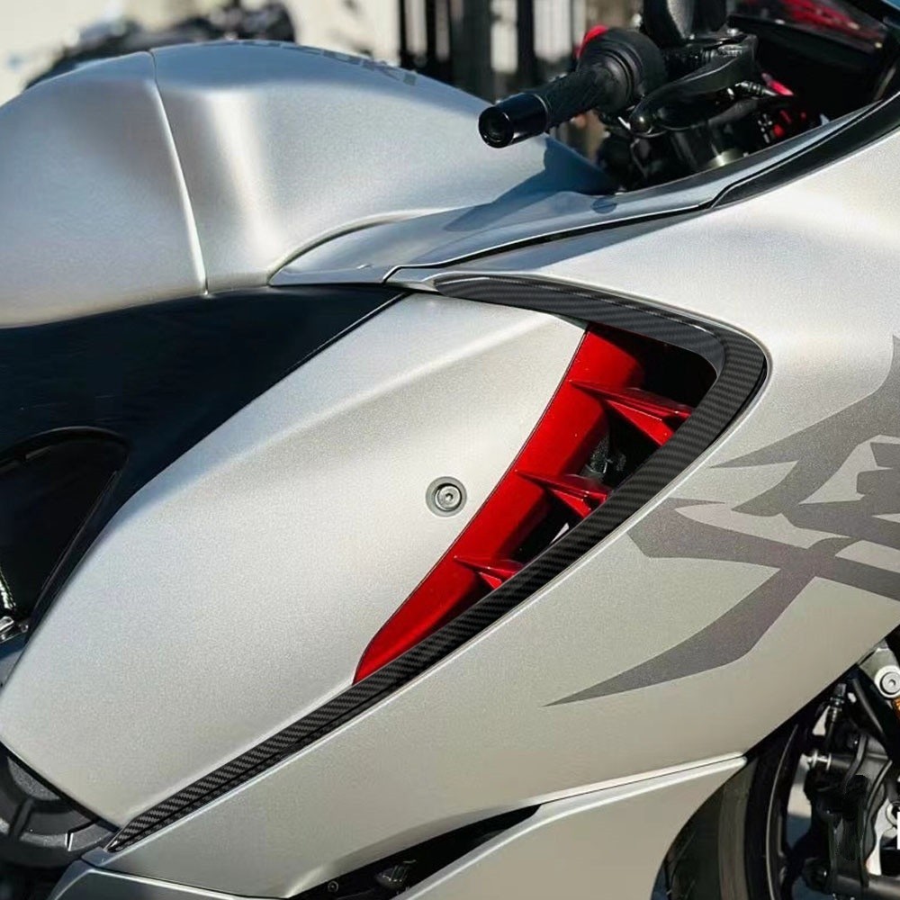 Carbon Fiber Look Side Vents Body Fairing For GSXR 1300 GSX-R GSXR1300 2021-2025