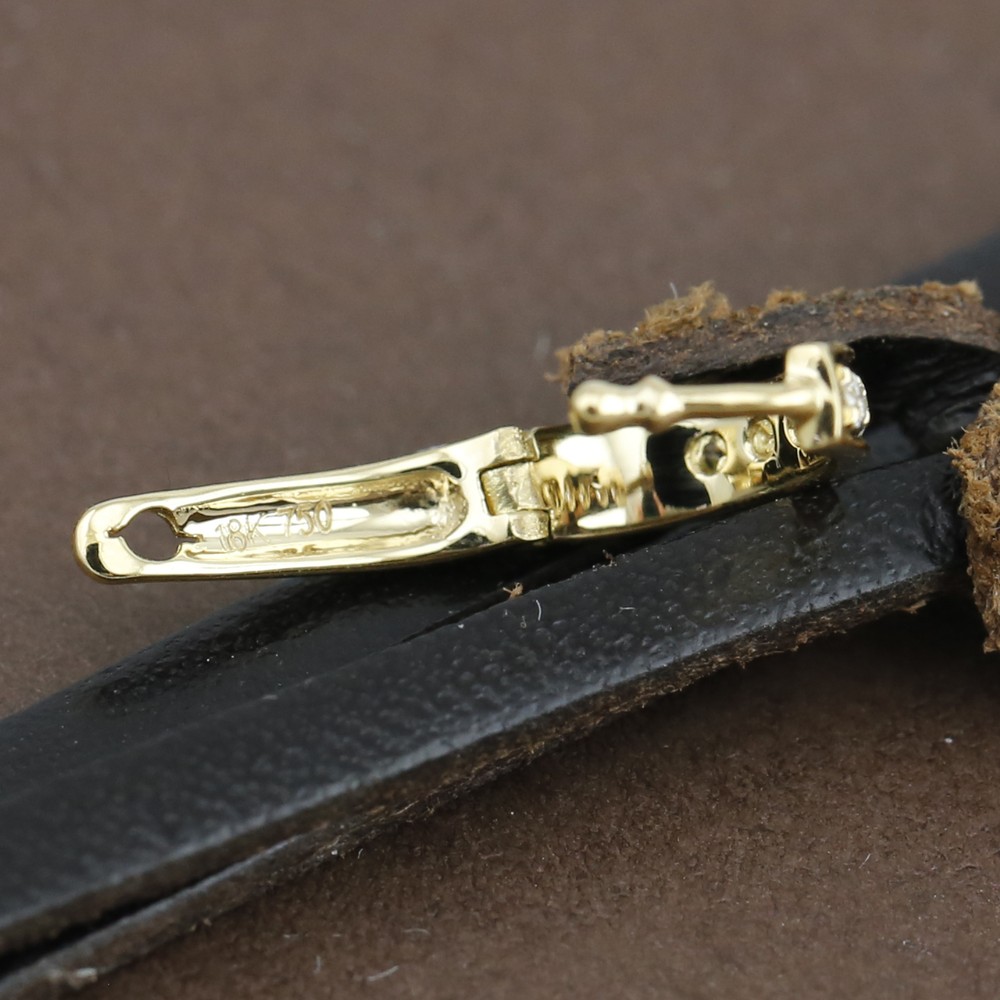 Genuine 18CT Solid Yellow Gold Diamonds Enhancer 10mm