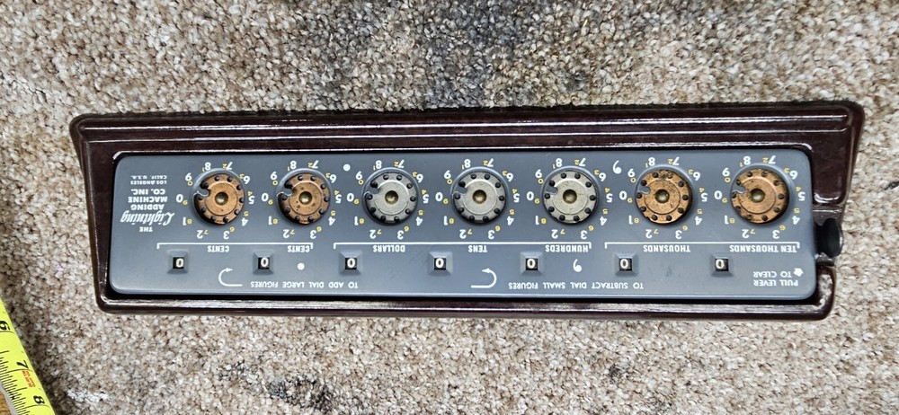 The lighting adding machine with stand