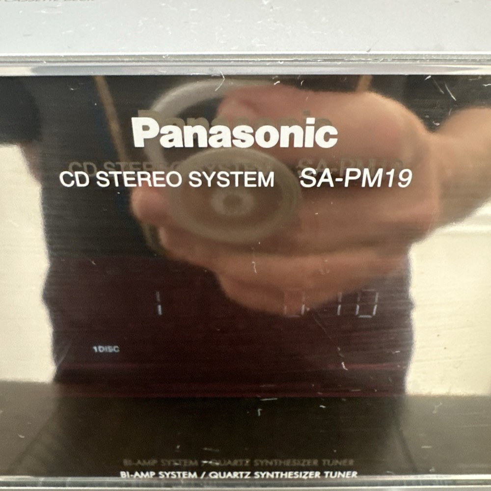 Panasonic SA-PM19 CD Stereo Cassette System 5 Disc Changer **READ