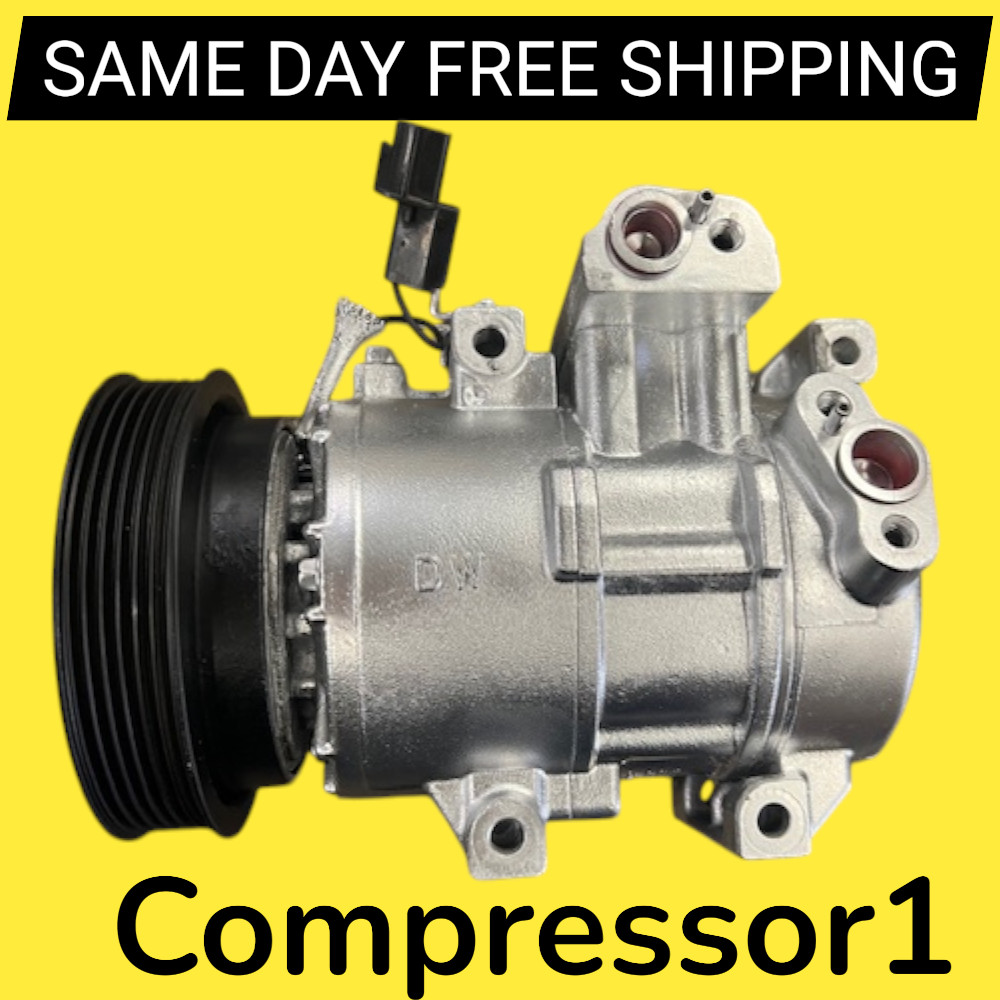 AC Compressor For 2012-2014 Hyundai Accent, Veloster 2012-2017 Manual AC Control