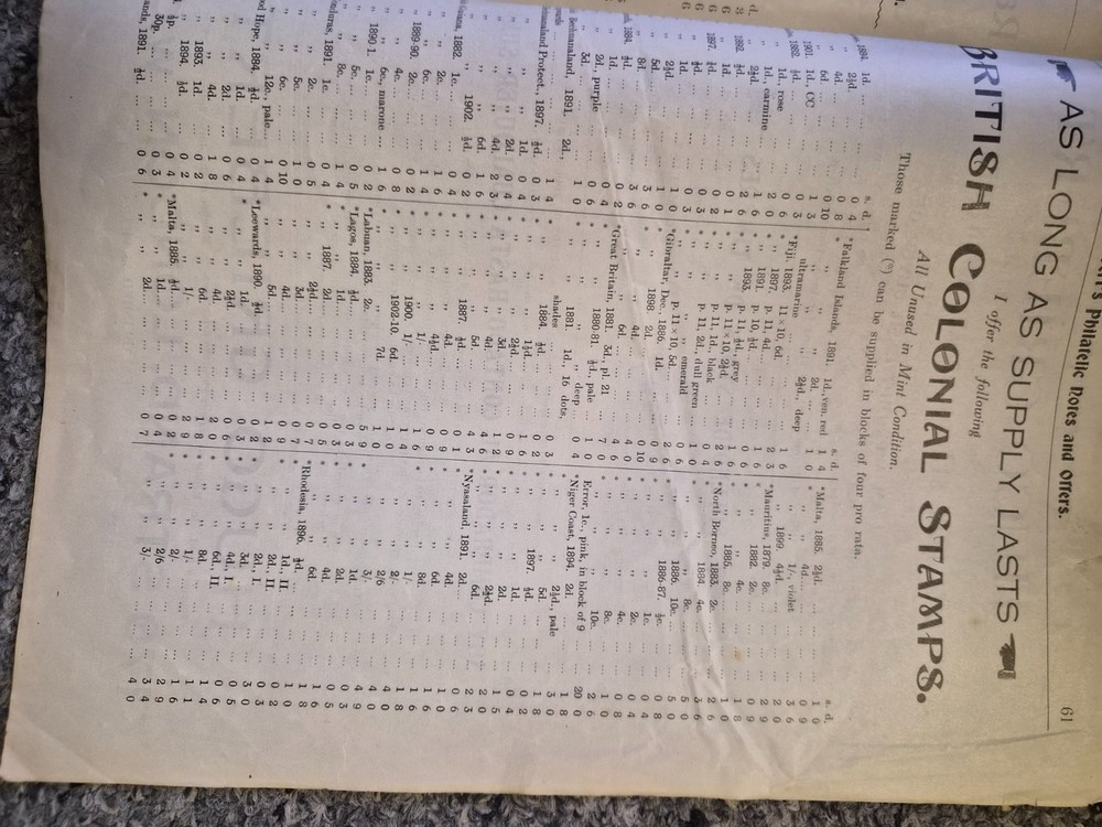 2 stamp publications.Hugo Griebert: Philatelic notes & offers . Sept & May 1919