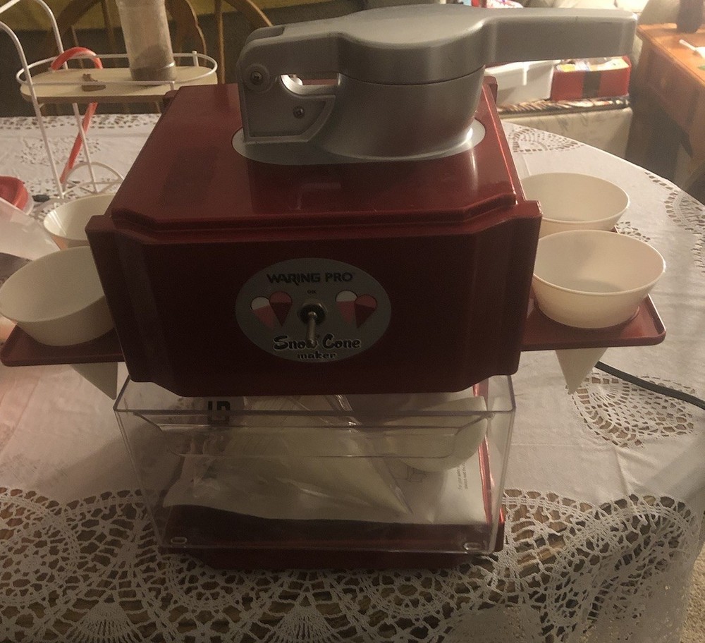 Waring Pro Snow Cone Shave Ice Maker Machine