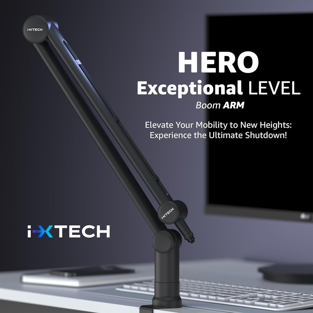 Adjustable Microphone Boom Arm Stand