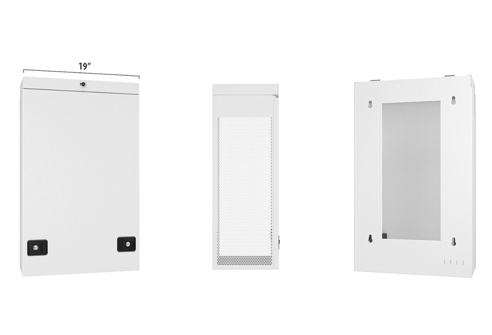 6U 35" Depth Server Rack Cabinet Unique Compact Solution FITS MOST SERVERS