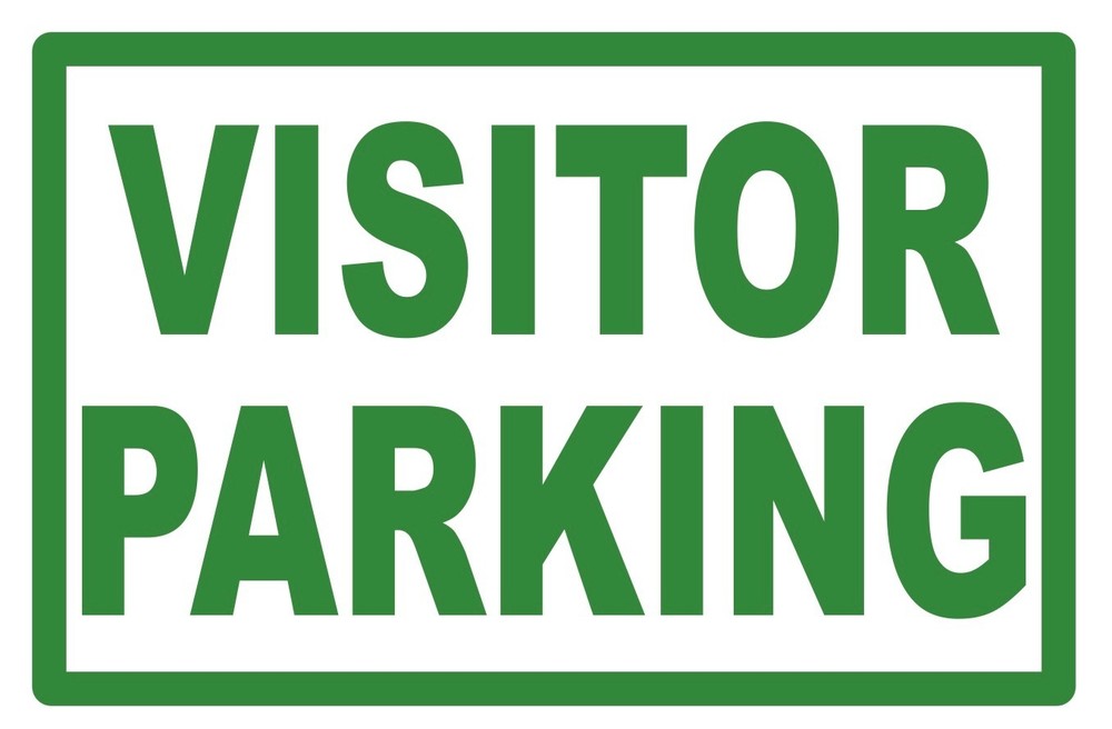 VISITOR PARKING - SIGN- #PS-456